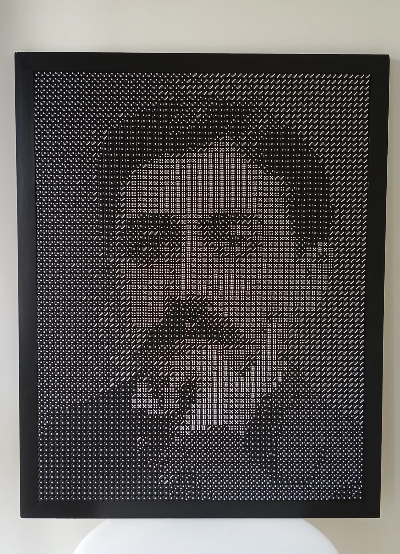 Tableau avec des dés de Marcel Proust