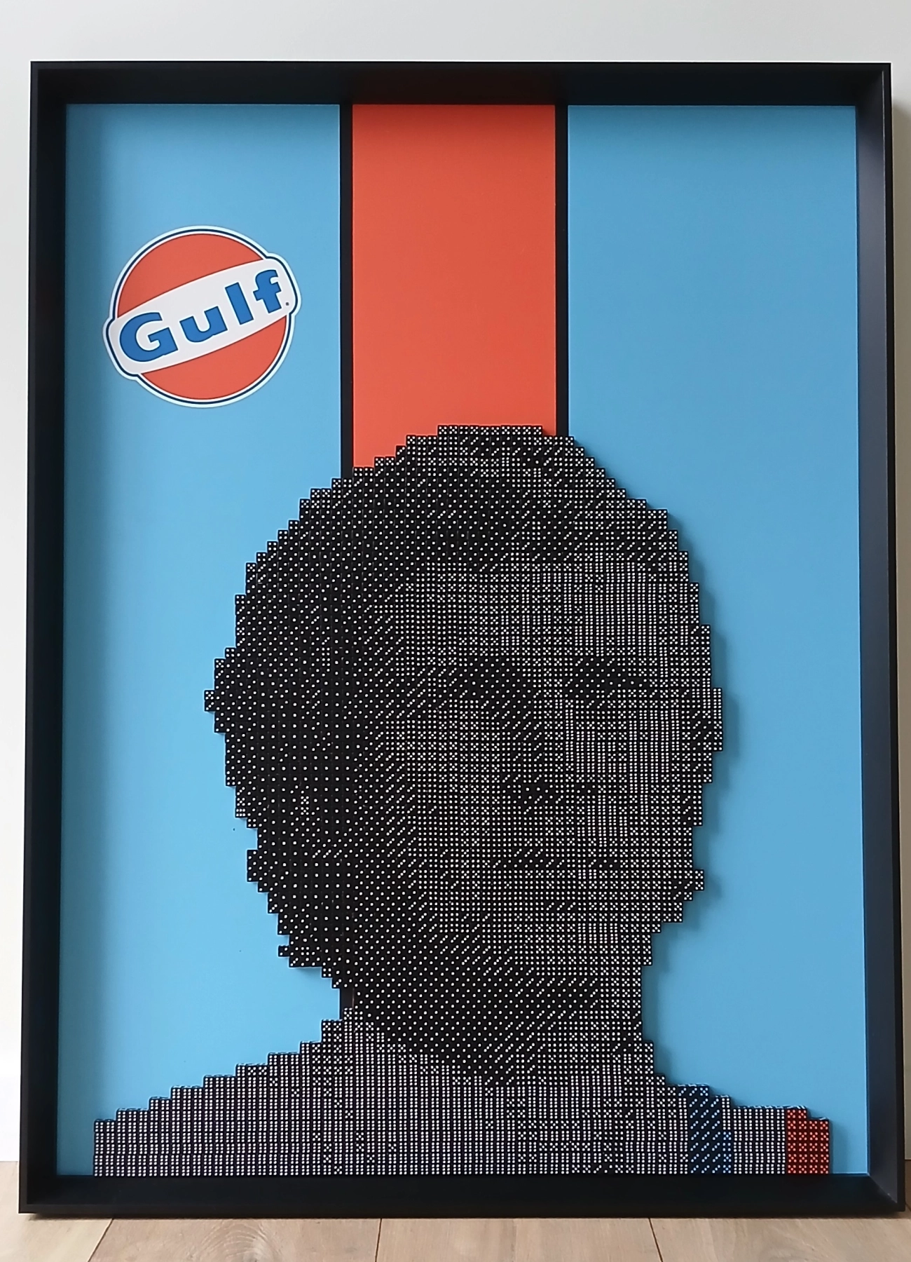 Tableau avec des dés de Steve McQueen